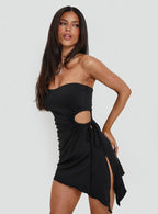 Twyla Strapless Mini Dress Black