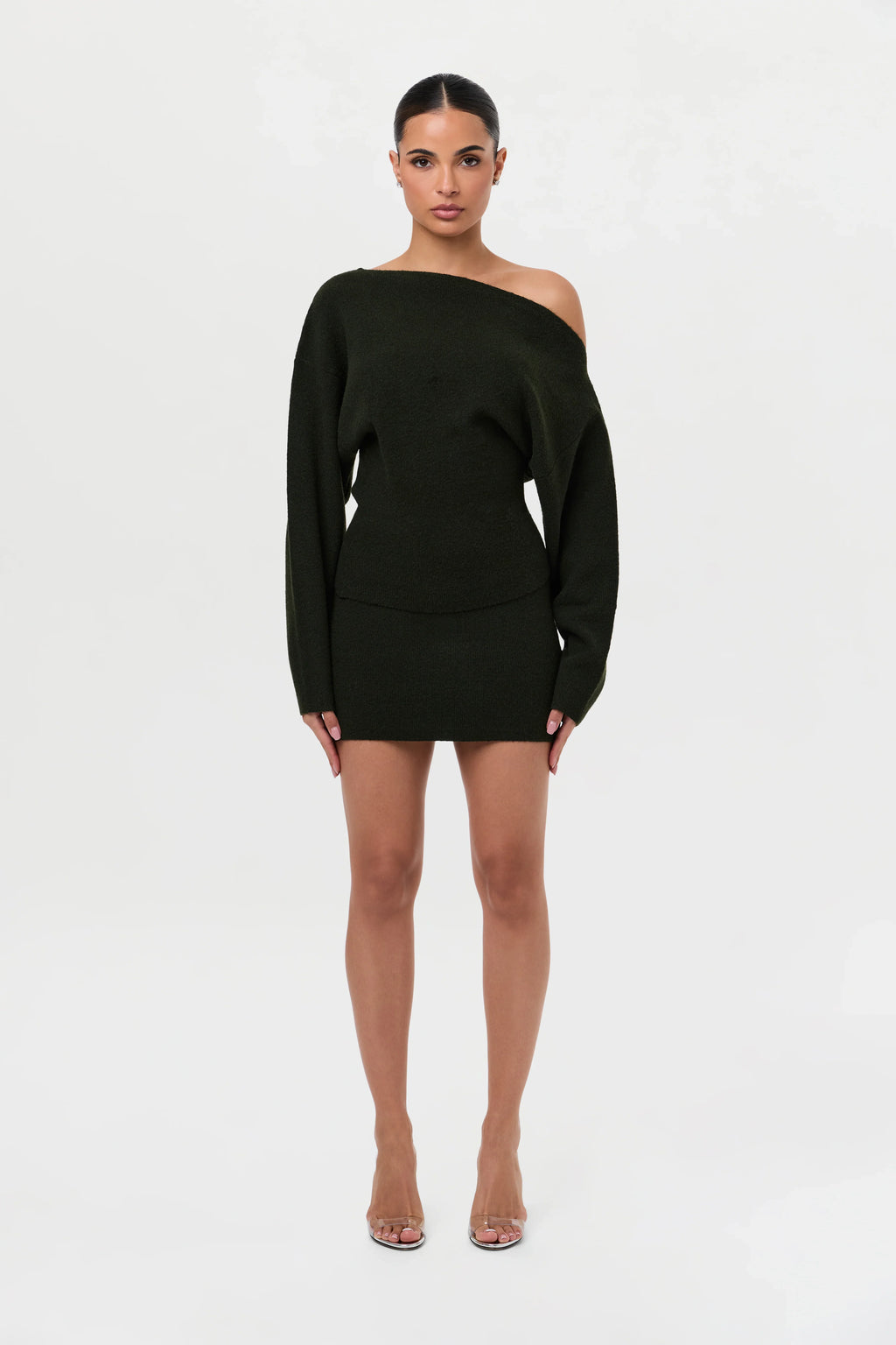 Knit Sweater Mini Skirt
