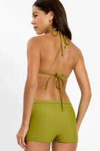 Triangle Top | Beaded Emerald
