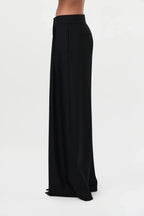 Suiting Pleated Wide-Leg Pant