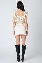 Smocked Ruffle Top