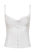 THE CAITY CORSET IN WHITE