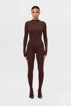 Naked Mock Neck Top