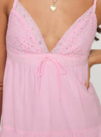 Nicoletta Mini Dress Light Pink