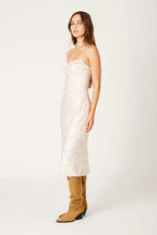 Vintage Satin Midi Dress