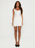 Chasing Horizons Mini Dress White