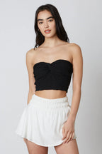 Crinkled Tube Top
