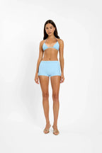 Triangle Top | Beaded Baby Blue