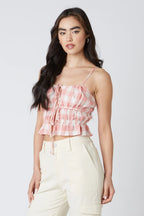 Gingham Cami Top