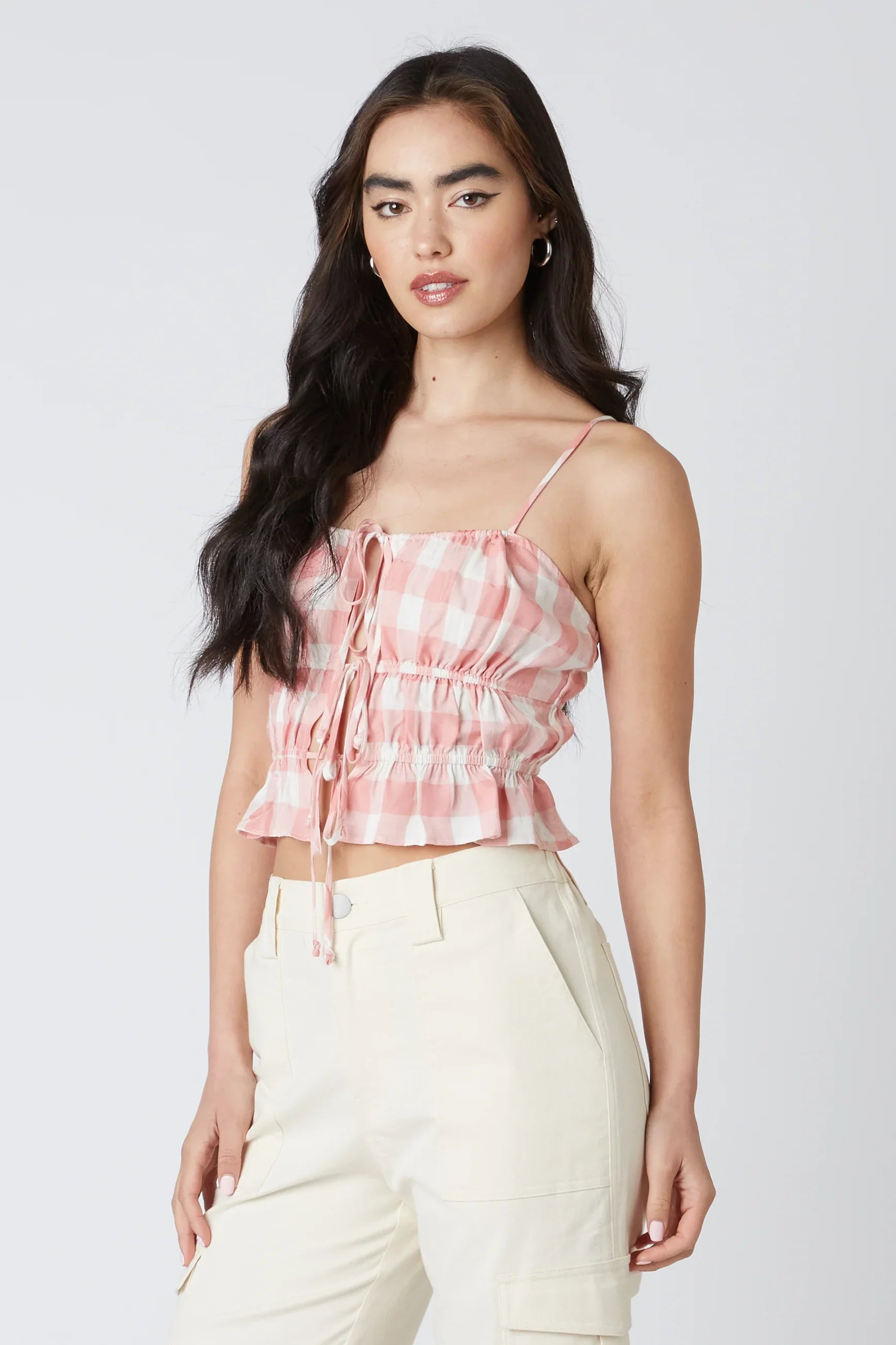Gingham Cami Top