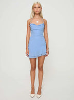 Yara Mini Dress Blue