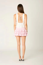 Tiered Ruffle Mini Skirt
