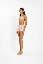Triangle Top | Blush Stripe