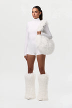 Faux Fur Plush Shoulder Bag