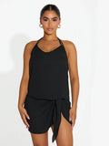 V-Neck Halter Top