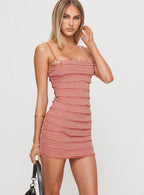 Gradine Mini Dress Pink