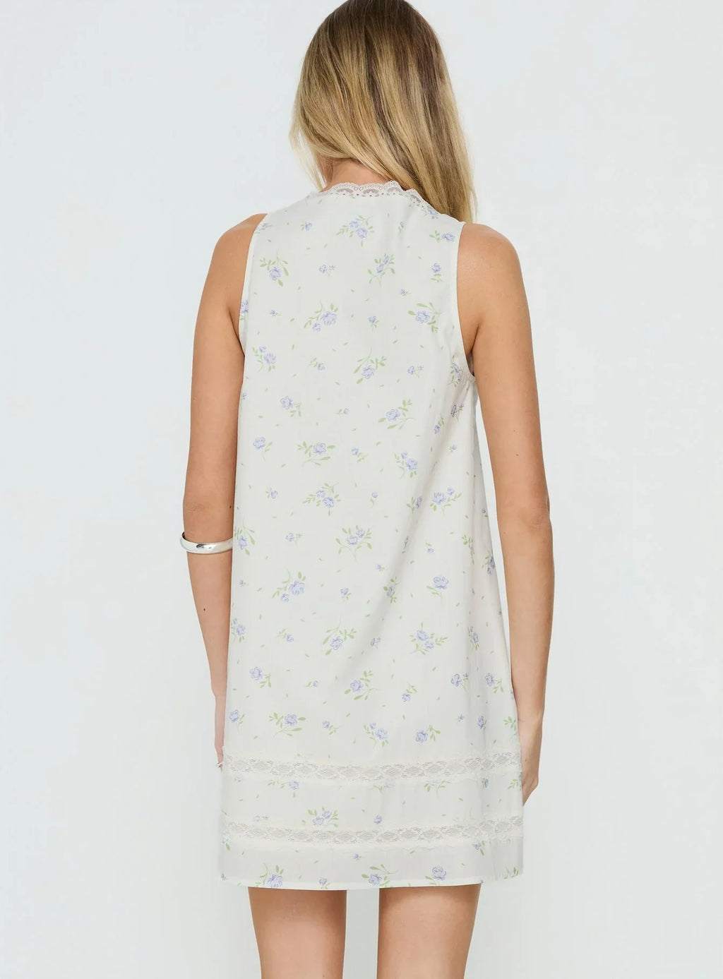 Alanah Mini Dress Blue Ditsy