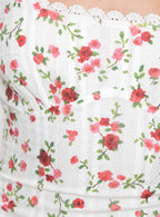 Dasha Mini Dress White Floral Tall