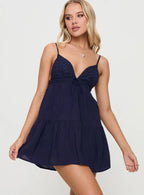 Nicoletta Mini Dress Navy