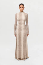 Naked Animal Print Maxi Dress