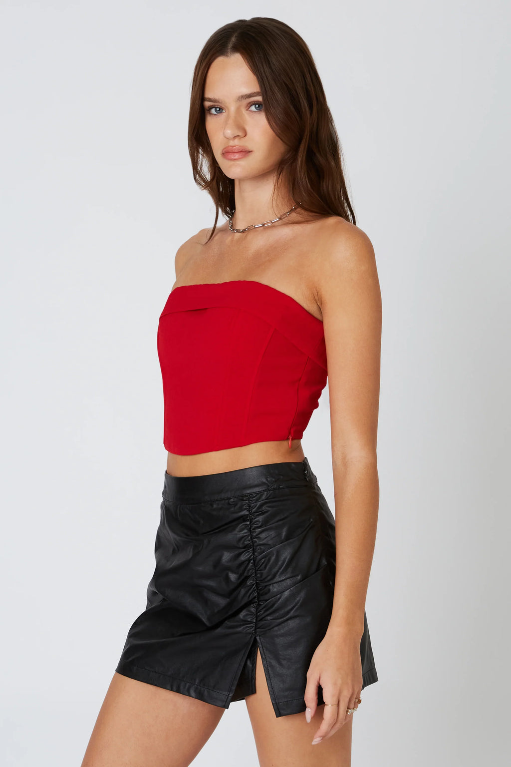 Fold Over Crop Top