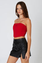 Fold Over Crop Top