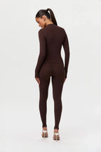 Naked Mock Neck Top