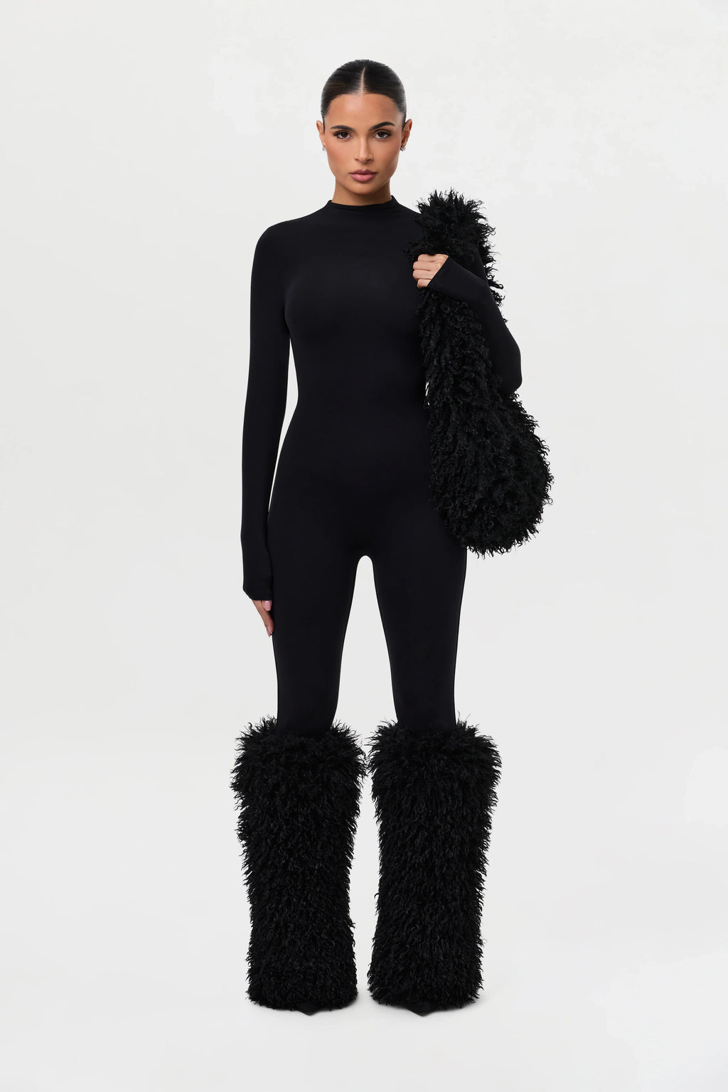 Faux Fur Plush Shoulder Bag