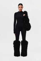 Faux Fur Plush Shoulder Bag