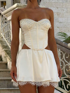 CATHIA MINI DRESS IVORY