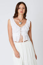 Ruffled Peplum Top