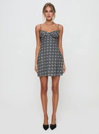 Draven Mini Dress Black Multi