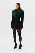 Suiting Plaid Mini Skirt
