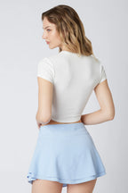 Cropped Fitted Tee