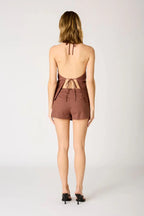 Linen Mini Skort