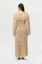 Knit Shaggy Loop Coat