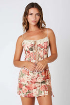 Floral Mini Skirt