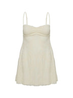 Cruel Summer Lace Mini Dress Cream