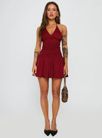 Mariachi Mini Dress Red