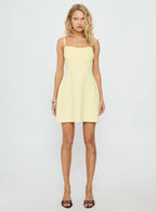 Skarlette Mini Dress Yellow