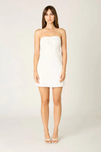Ruched Bust Mini Dress