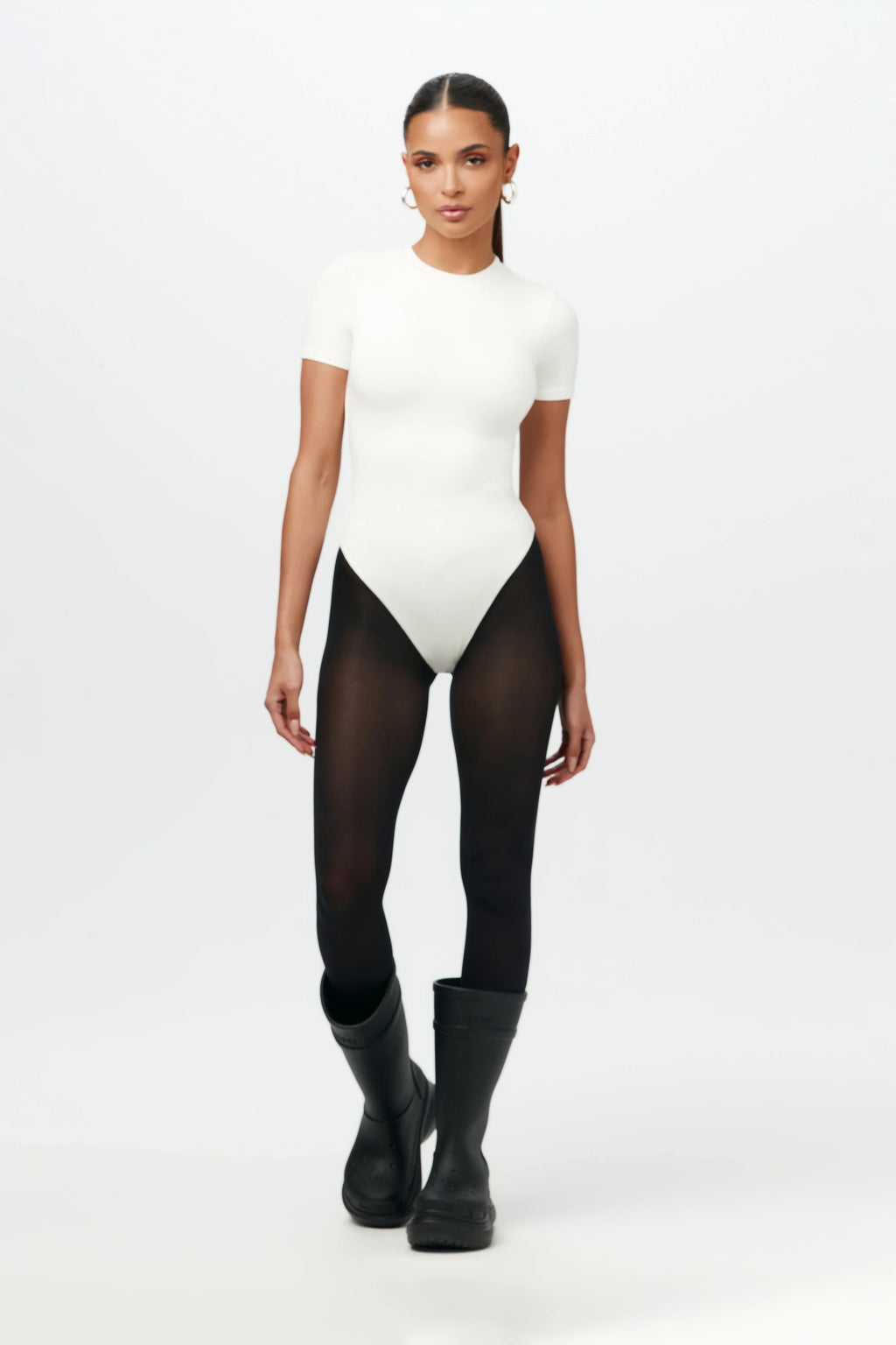 NW Crewneck Short Sleeve Bodysuit