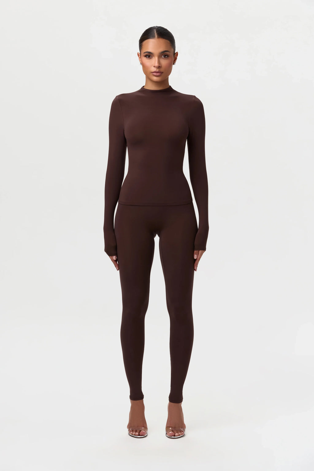 Naked Mock Neck Top