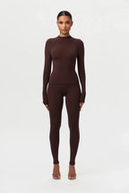Naked Mock Neck Top