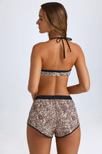 Mini Shorts in Cheetah Print