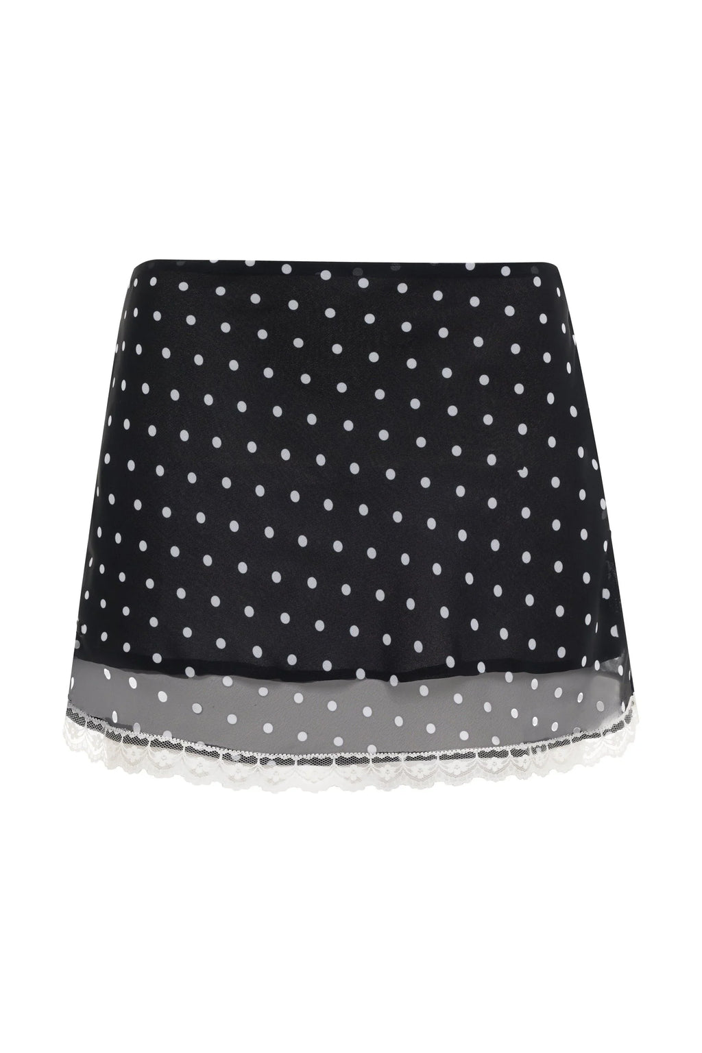 THE ROXY MINI SKIRT IN POLKA DOT