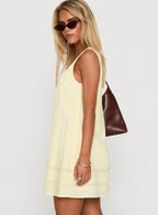 Alanah Mini Dress Lemon