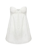 Rosenberg Strapless Mini Dress White