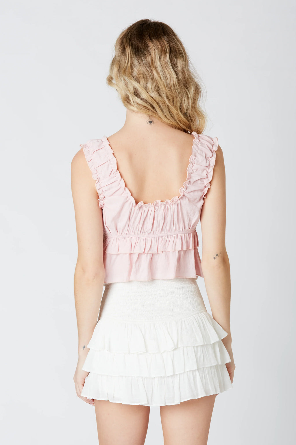 Ruffled Peplum Top
