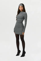 Naked Print Mini Dress